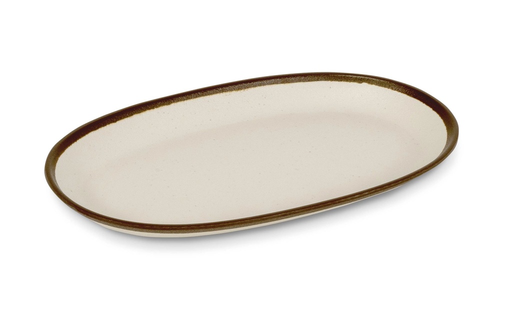 Fuente ovalada Halo de 25,5 x 14,5 cm