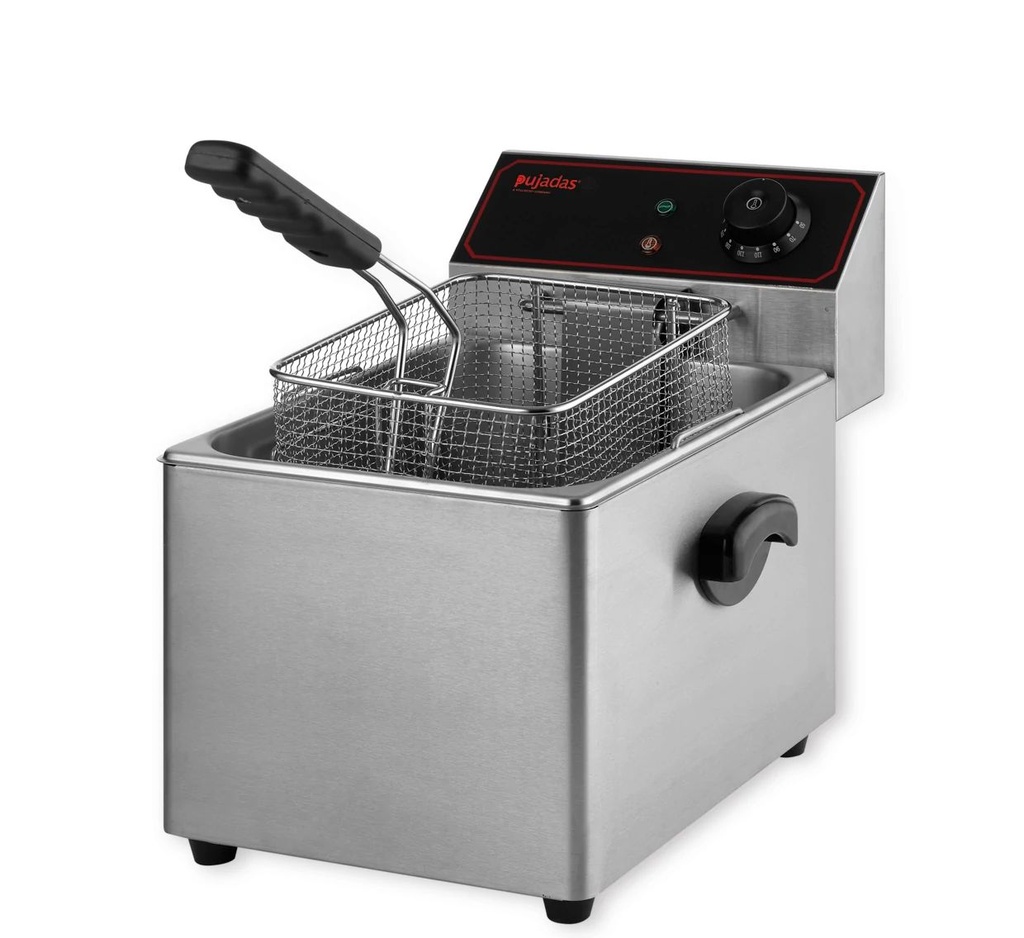 Freidora de 8 litros de acero inoxidable