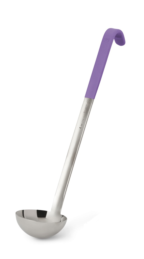 Cacillo monobloc de 0.118 L con mango Kool-Touch® púrpura