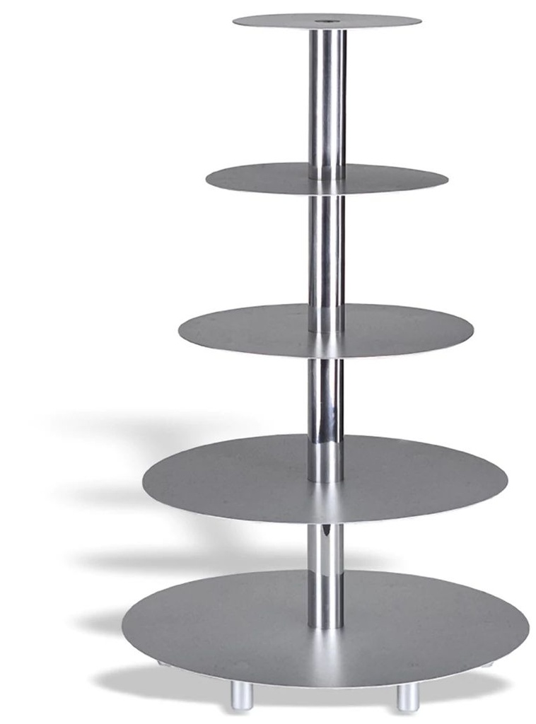 Soporte para tartas de 3 niveles de aluminio
