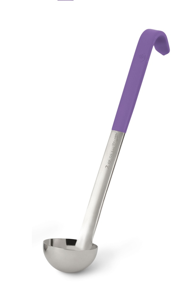 Cacillo monobloc de 0.059 L con mango Kool-Touch® púrpura