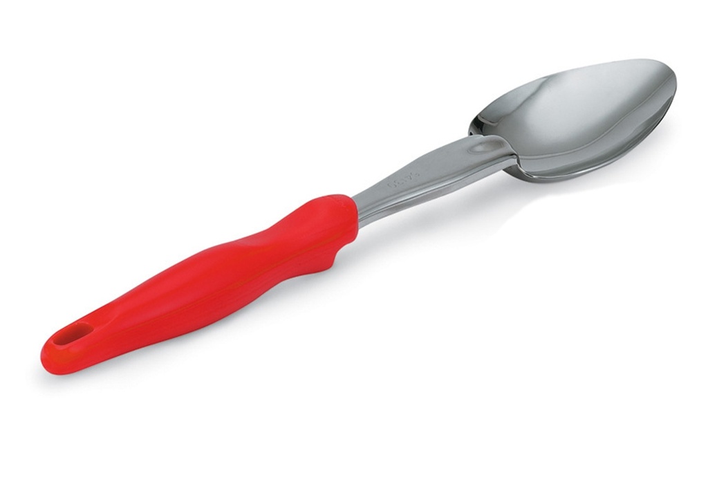 Cuchara de acero inoxidable de 35 cm con mango rojo Ergo Grip™