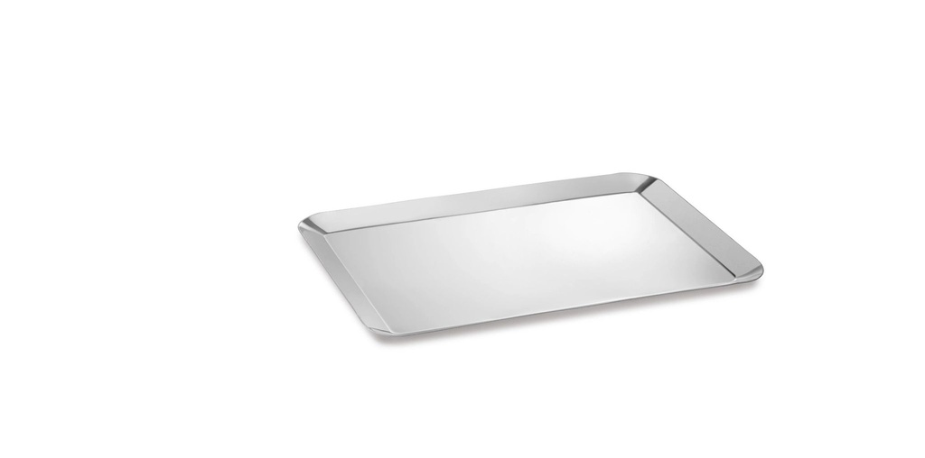 [P779017] Bandeja pastelería de acero inoxidable de 25.5 x 17.5 cm