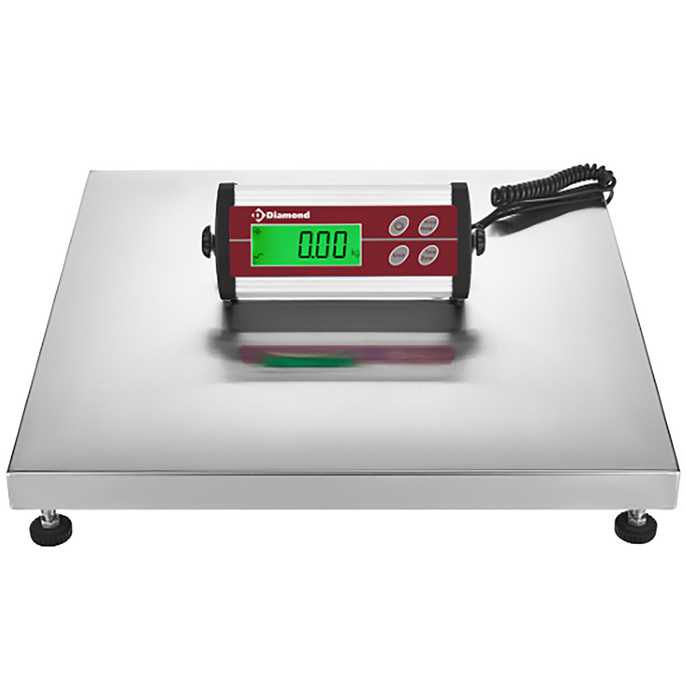 Báscula electrónica de acero inoxidable, 75Kg x 20g