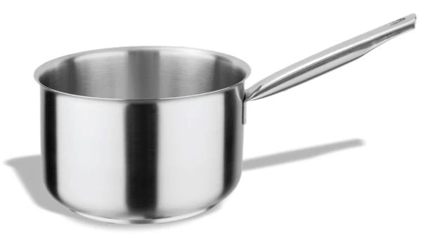 Cazo recto alto Inox-Pro 28 centímetros listo para la inducción en acabado satinado