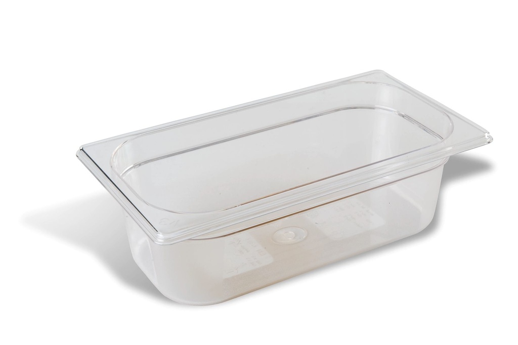 [P1315BF] Cubeta Gastronorm GN de sin Bisfenol-A de tamaño 1/3 y 150 mm de profundidad