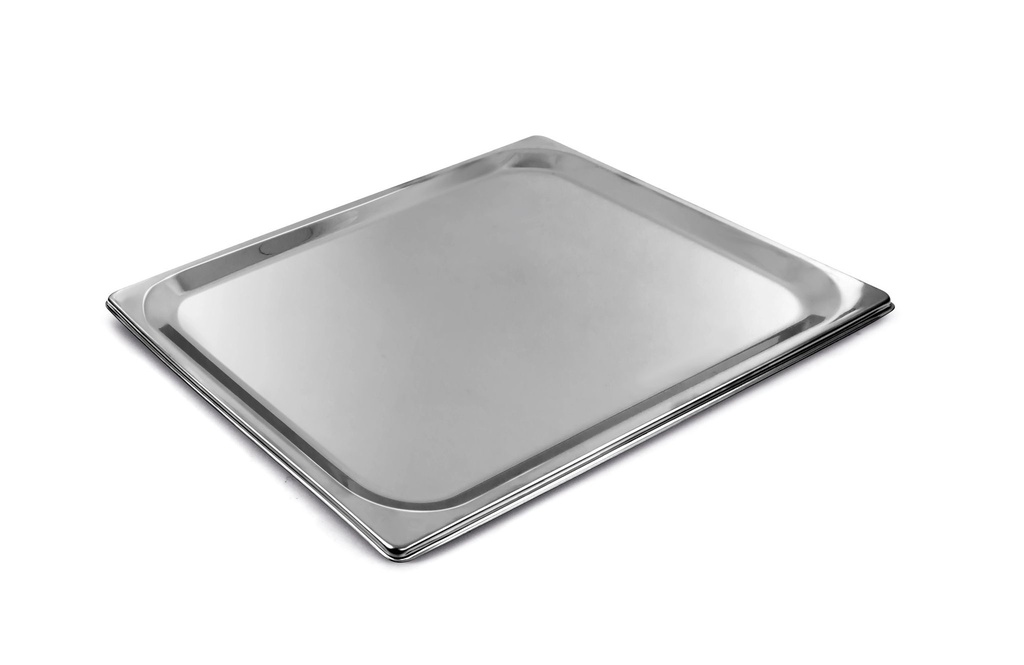 Bandeja GN 2/3 de 10 milímetros de profundidad de acero inoxidable