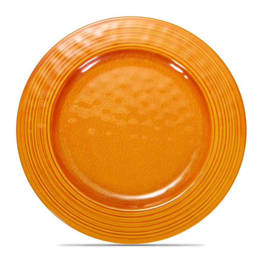 Plato presentación 28 centímetros melamina en naranja