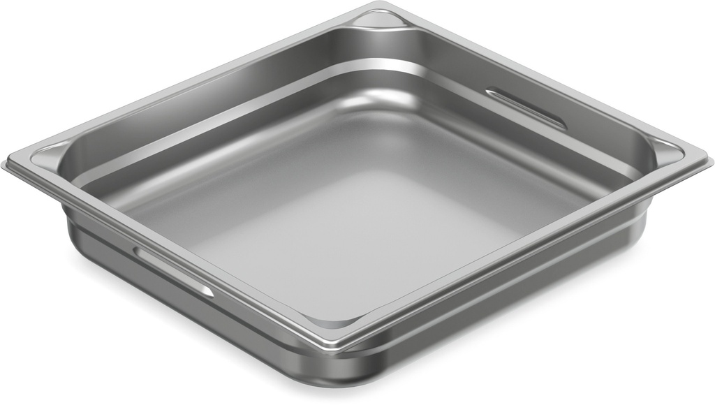Cubeta Gastronorm GN PRO de acero inoxidable 18/10 de tamaño 2/3 y 200 mm de profundidad