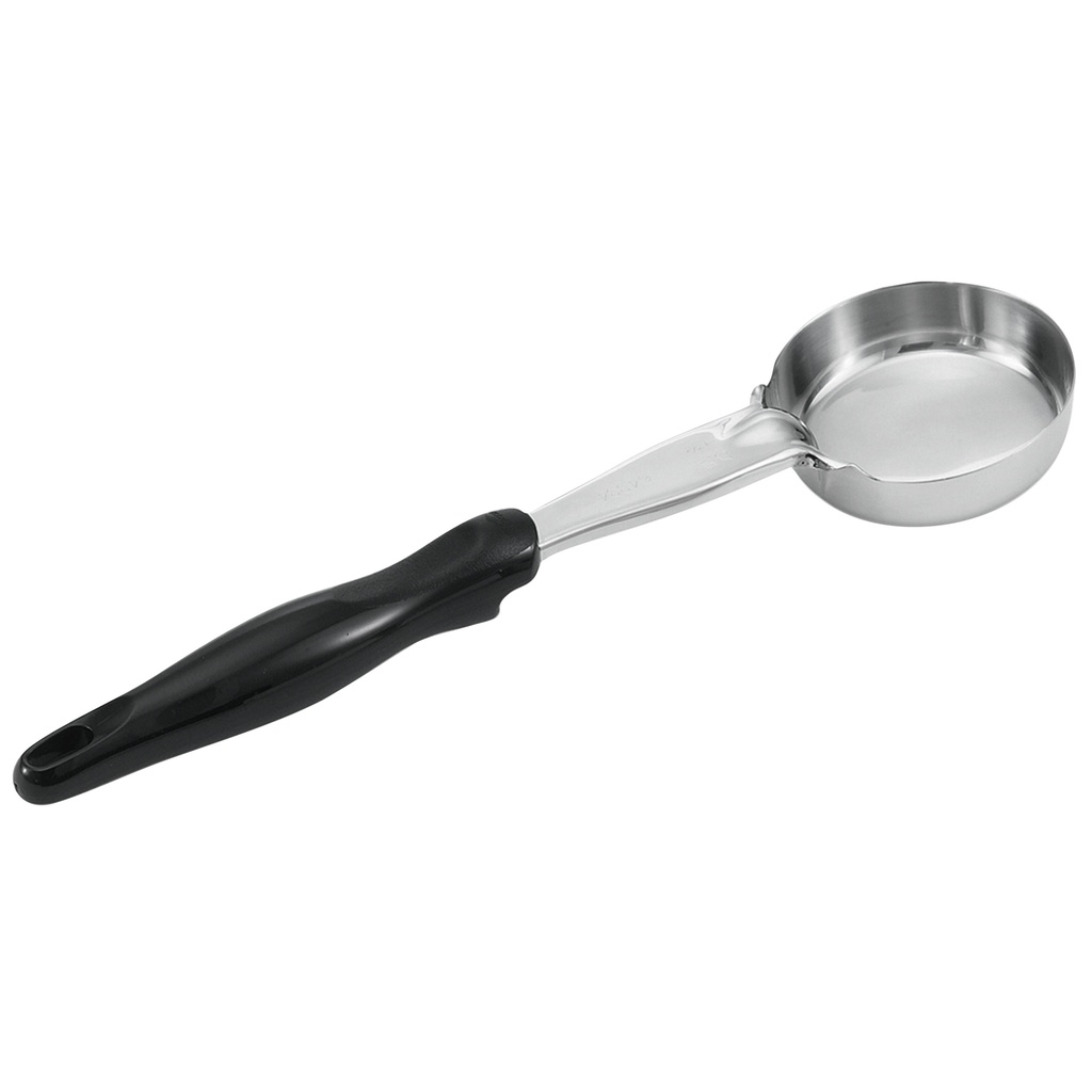 Spoodle® monobloc redondo de acero inoxidable de 236 ml con mango de nylon negro