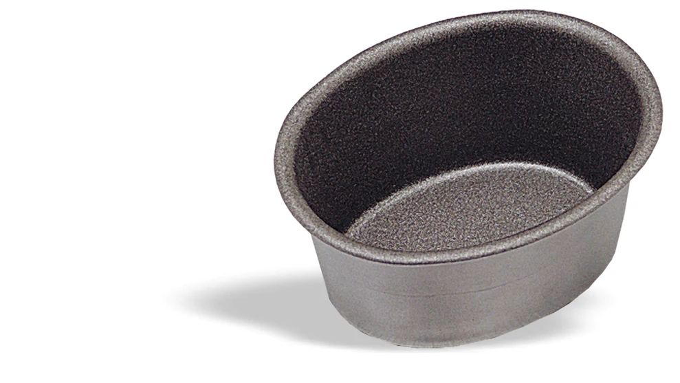Molde ovalado para aspic de 7,5 x 6,5 centímetros