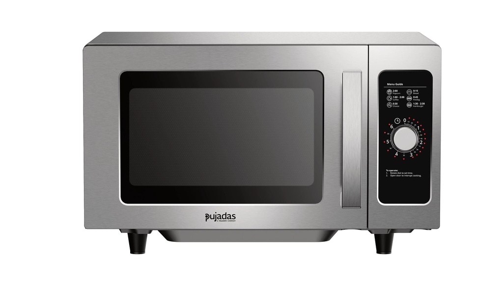 Microondas profesional de 25L. Máxima facilidad de uso potencia fija