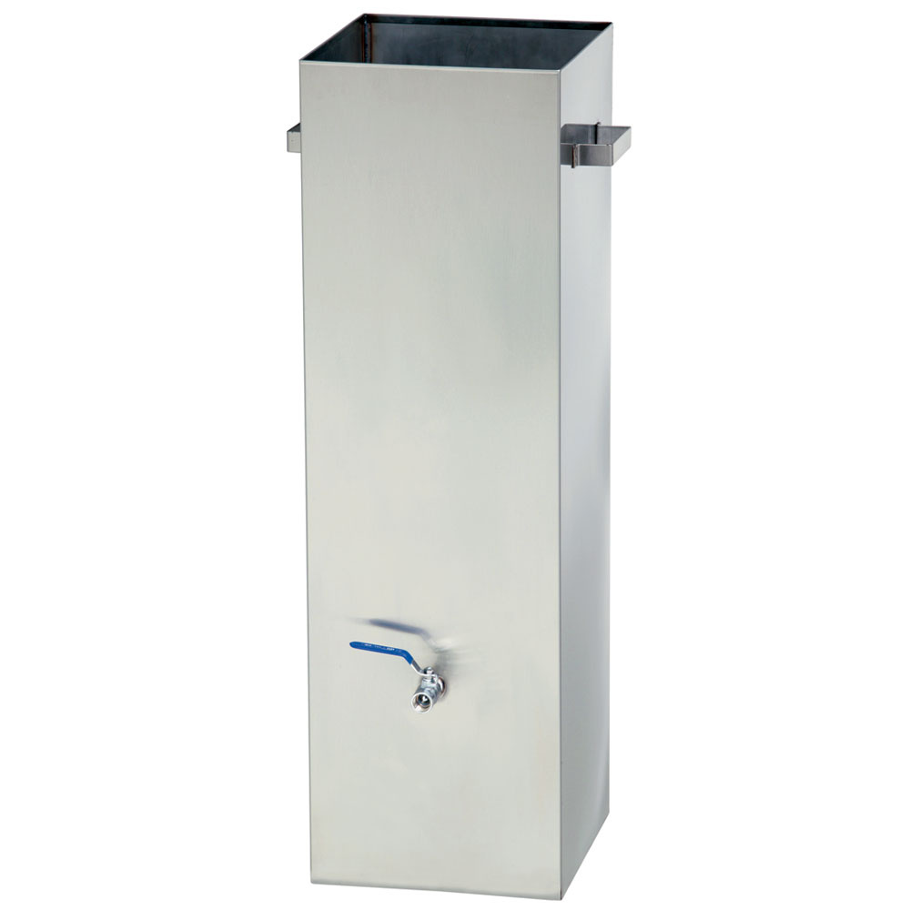 Cuva con descarga, limpieza espadas y protection entre quemadores de gas