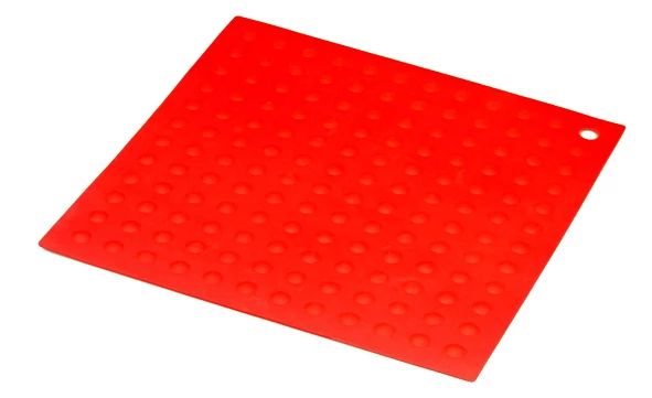Paño de silicona de 17.5 cm en rojo