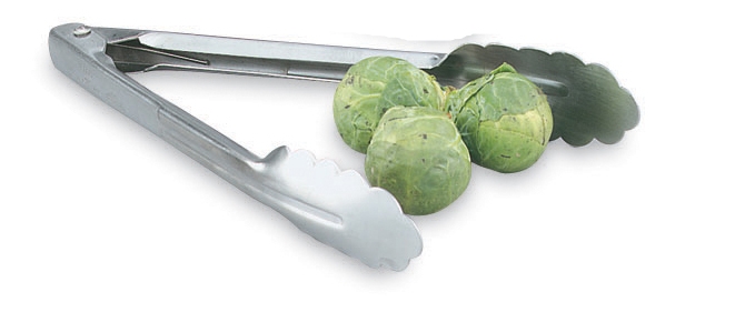 Pinzas festoneadas de acero inoxidable de 24 cm para servicio pesado