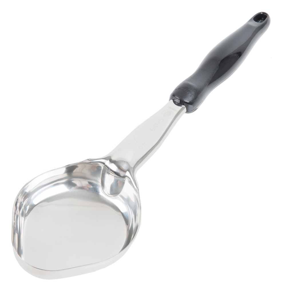 Spoodle® monobloc ovalado de acero inoxidable de 150 ml con mango de nylon negro