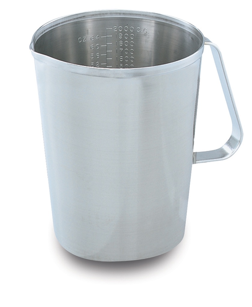 Taza medidoras de acero inoxidable de 1.9 L