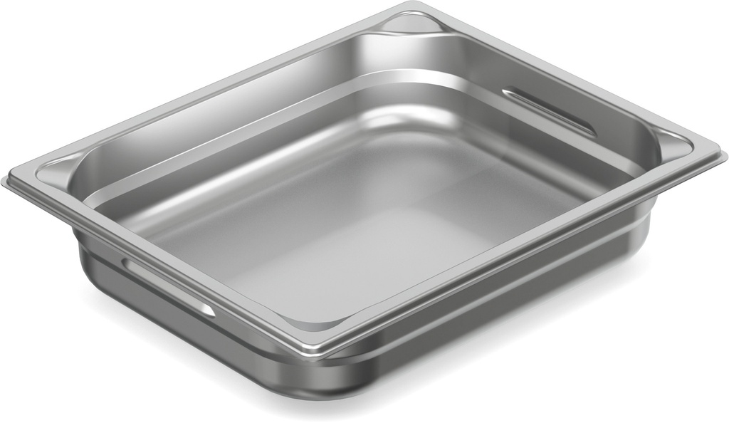Cubeta Gastronorm GN PRO de acero inoxidable 18/10 de tamaño 1/2 y 150 mm de profundidad
