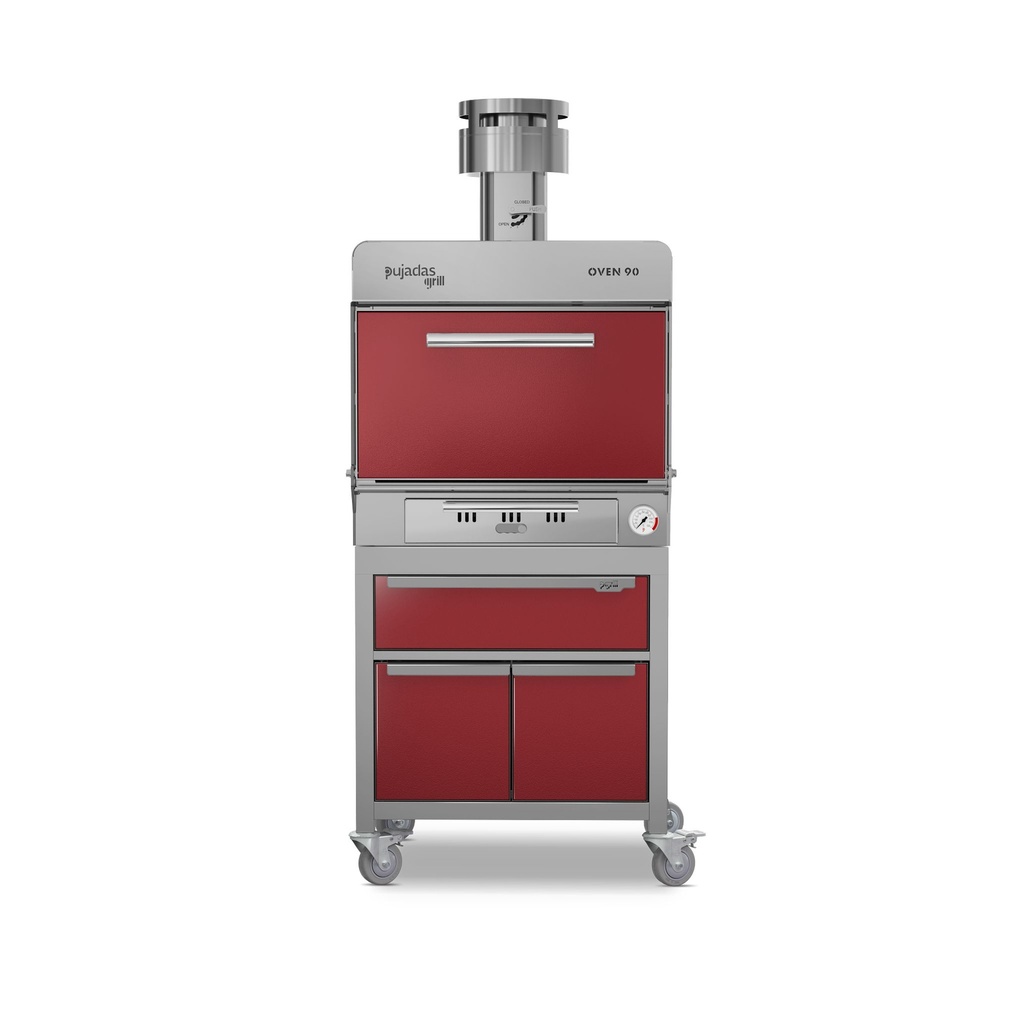 Horno de brasa Premium 90 Rojo