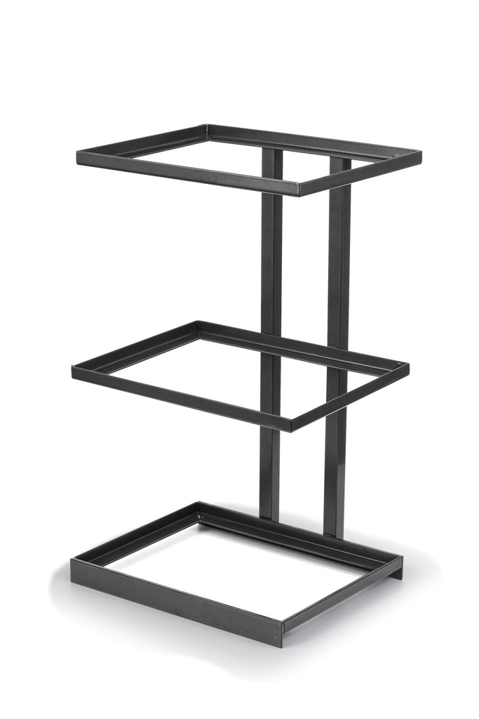 Soporte de pantalla plana de tres niveles