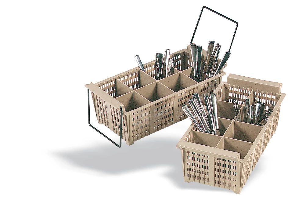 Cesta para cubiertos de 8 compartimentos