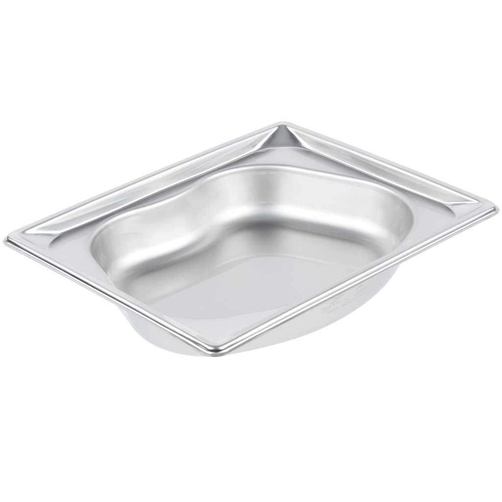 Sartén salvaje estilo riñón Super Pan® de acero inoxidable Super Shapes de 2 ½ pulgada de profundidad