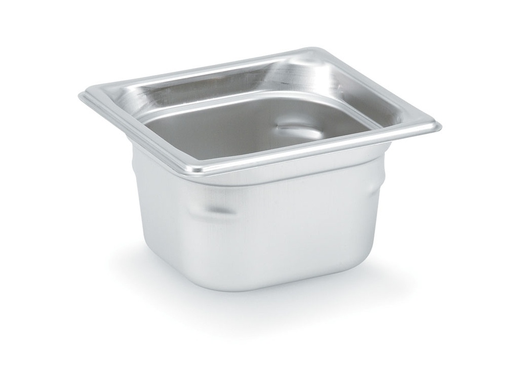 [90642] Cubeta Gastronorm Super Pan 3® de acero inoxidable de tamaño 1/6 y 100 mm de profundidad