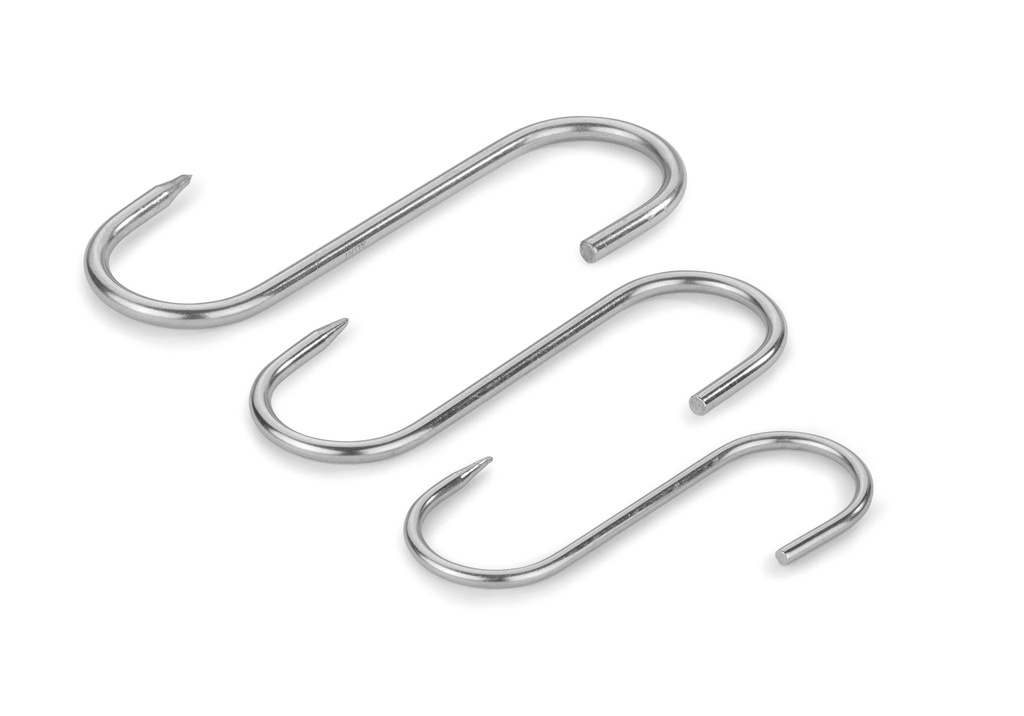 Ganchos de acero inoxidable de 14 cm