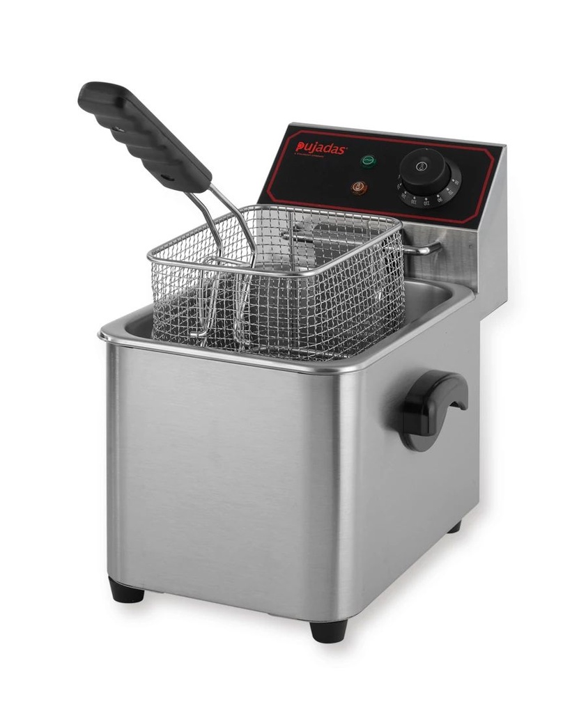 Freidora de 5 litros de acero inoxidable