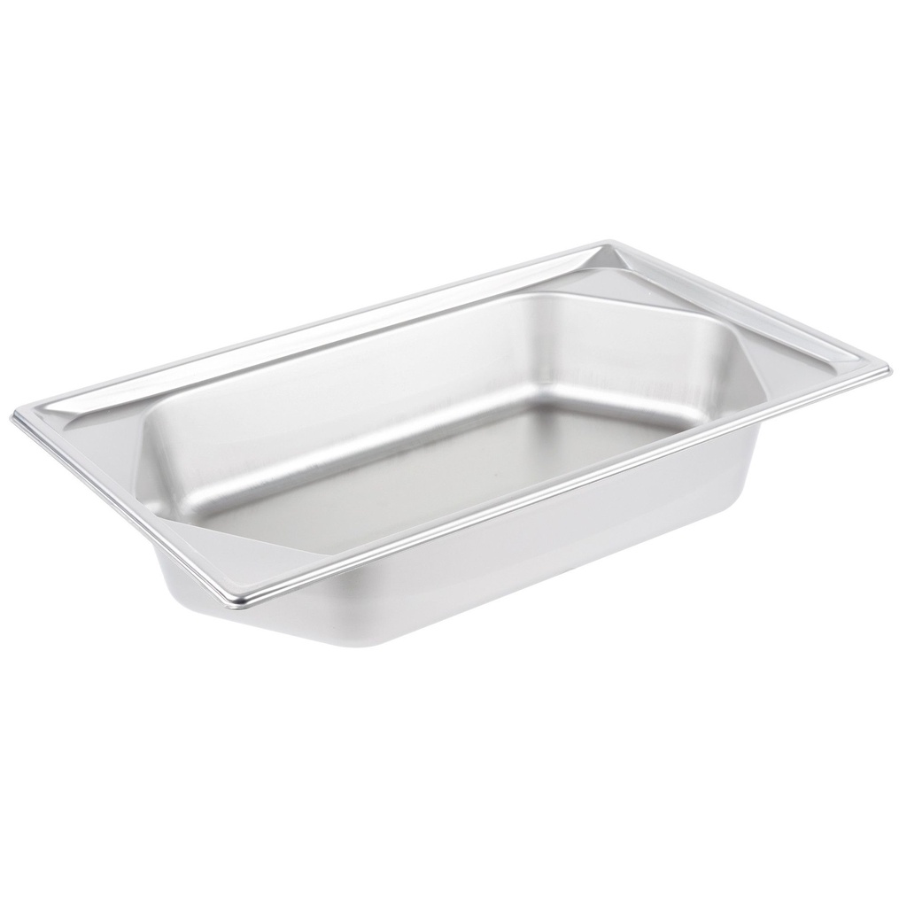 Cacerola salvaje hexagonal de acero inoxidable Super Pan® de tamaño completo de 4 pulgadas de profundidad