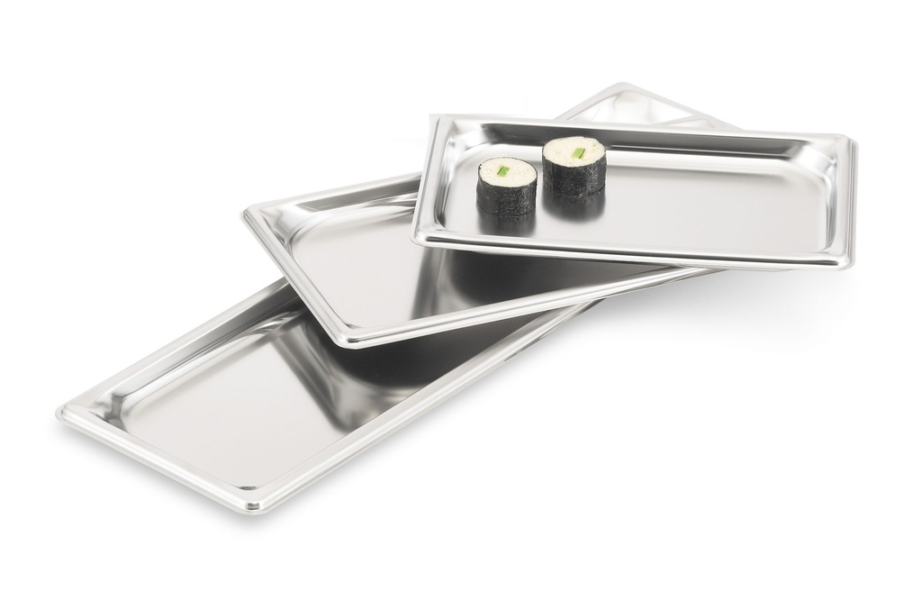 [90302] Cubeta Gastronorm Super Pan 3® de acero inoxidable de tamaño 1/3 y 20 mm de profundidad