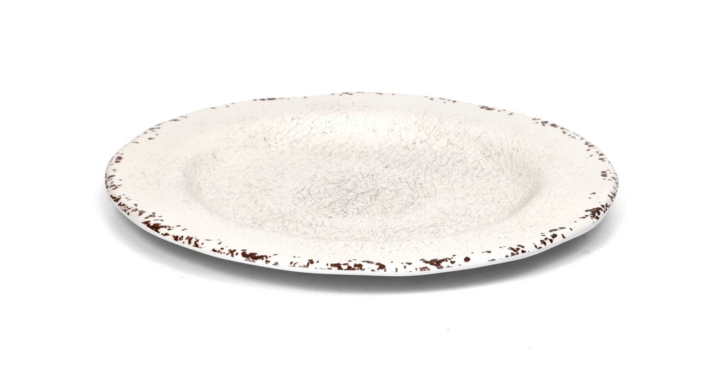 Plato Siena blanca 27 cm
