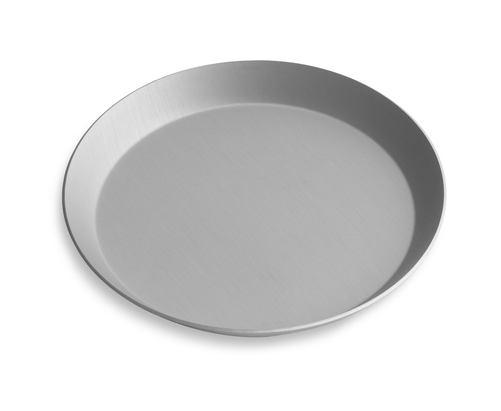 Base para pizza con acabado Clear Coat® de aluminio anodizado de 22 cm y 1.9 cm de profundidad