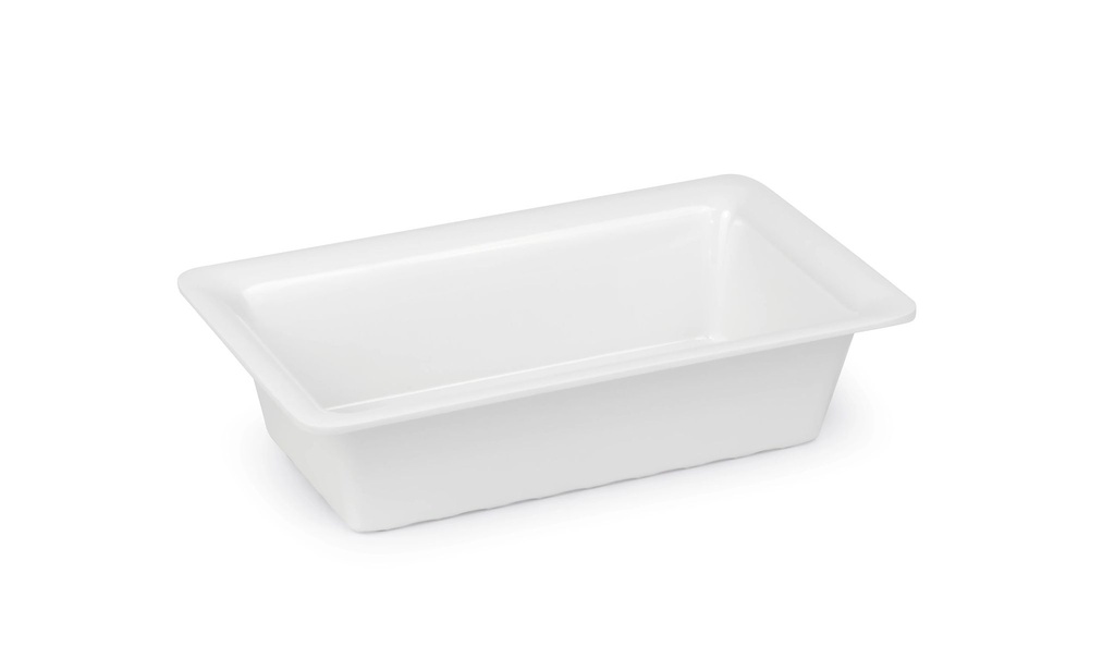 [P23040] Cubeta GN slim 1/4 de 65 milímetros de profundidad en color blanco