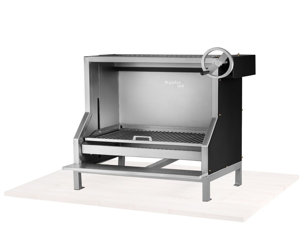 Brasa abierta lite sin base refractaria Negra