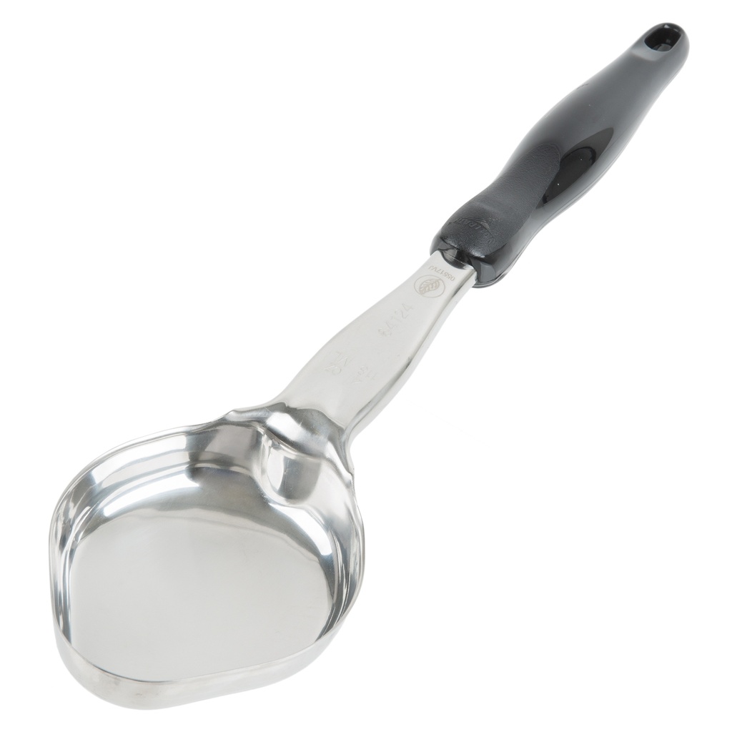 Spoodle® monobloc ovalado de acero inoxidable de 89 ml con mango de nylon negro
