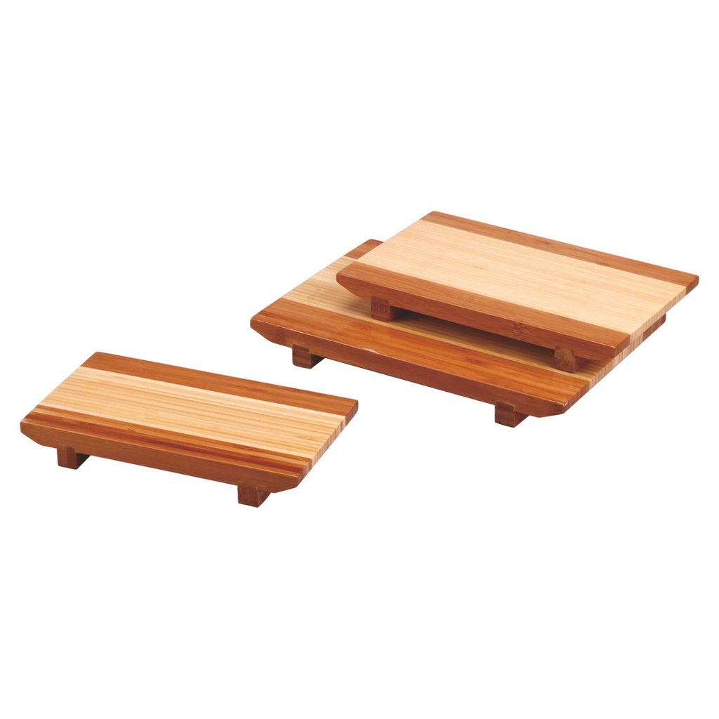 Tablero de sushi de bambú de 24x15 cm