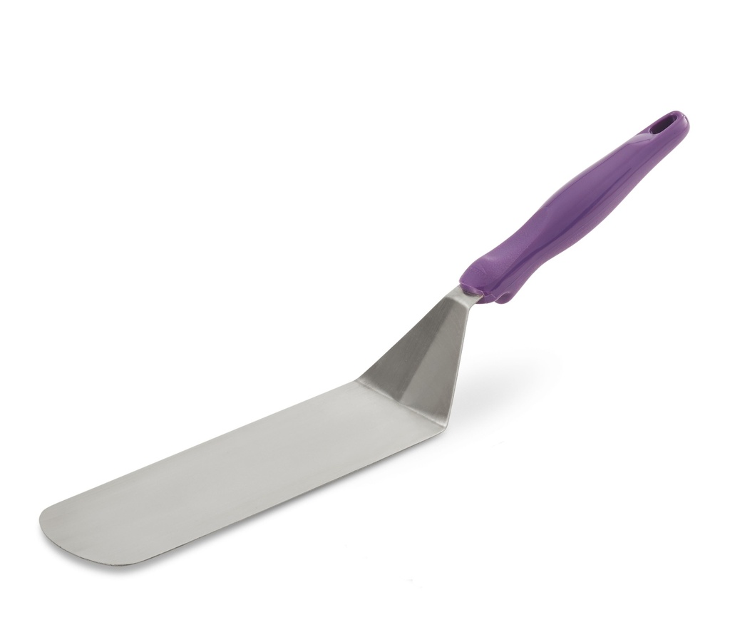 Espátula reforzada de acero inoxidable y mango Ergo Grip™ de nylon en púrpura