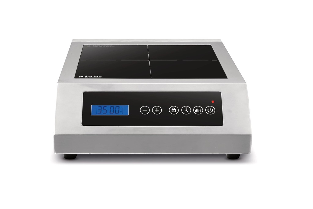 Placa de Inducción Pujadas IP Pro 35 XL con tecnología de potencia contínua de 3500 W