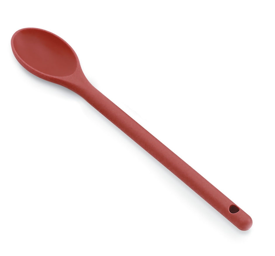 Cuchara de nylon de 30.5 cm en rojo