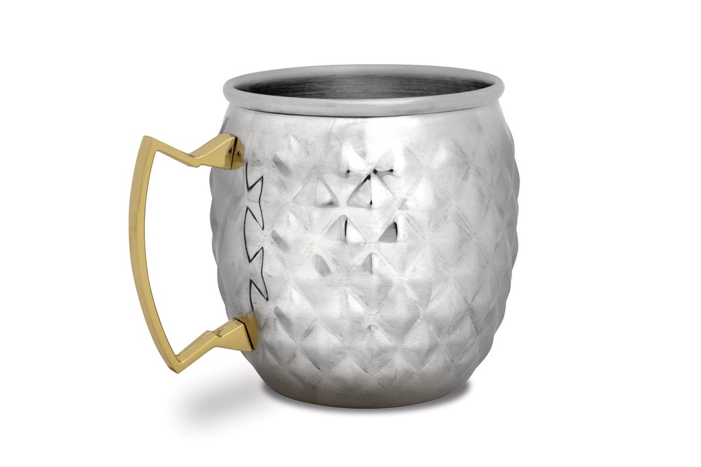 Taza Diamont moscow mule de color Plata