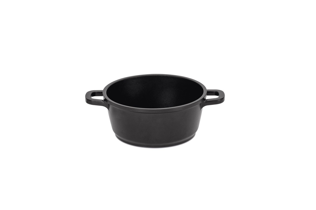 Cacerola alta Black Series antiadherente sin tapa de 16 cm