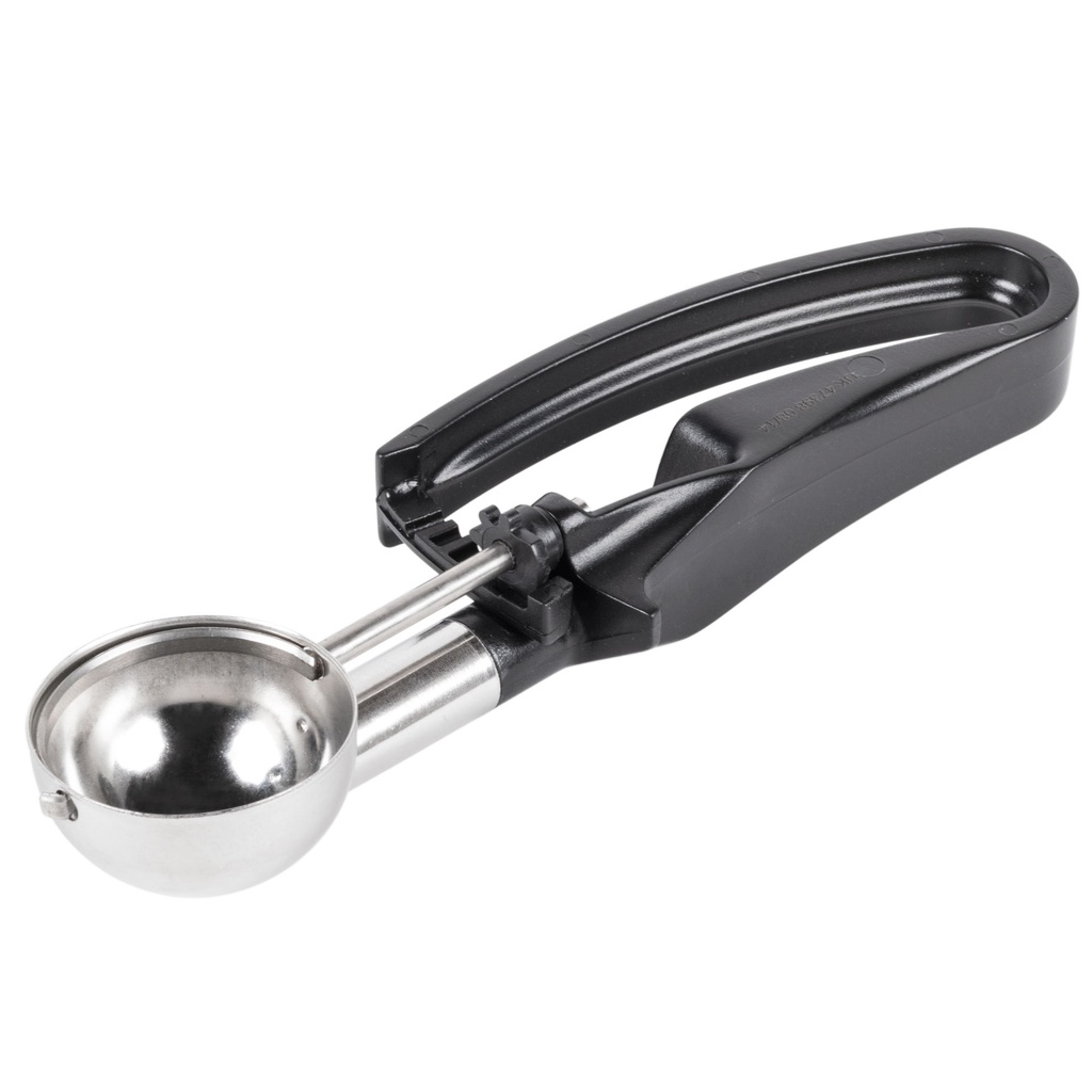 Porcionador apretable de 33 ml con mango negro