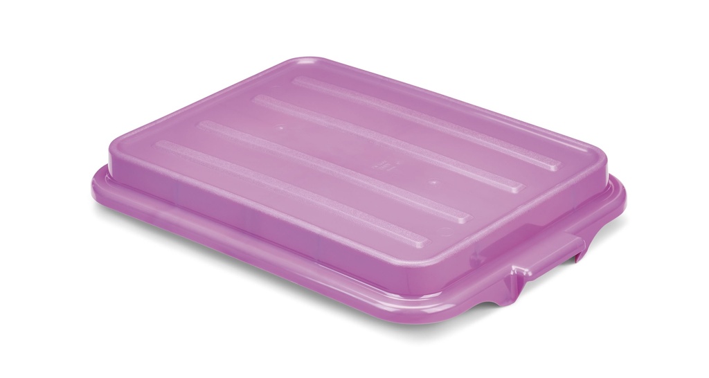 Tapa caja almacenameinto de Polietileno en violeta