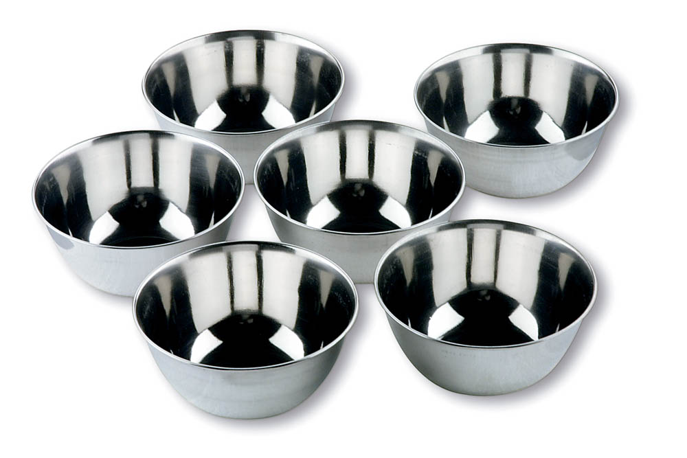 [14012] 6 BOLS PEQUEÑOS INOX-GARINOX-12CM. 0,4L.