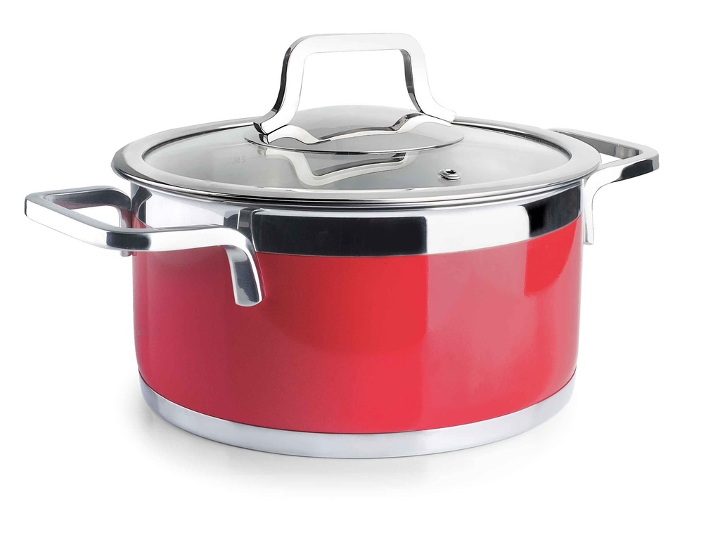 [15320] CACEROLA BUFFET CON TAPA RED 20CM