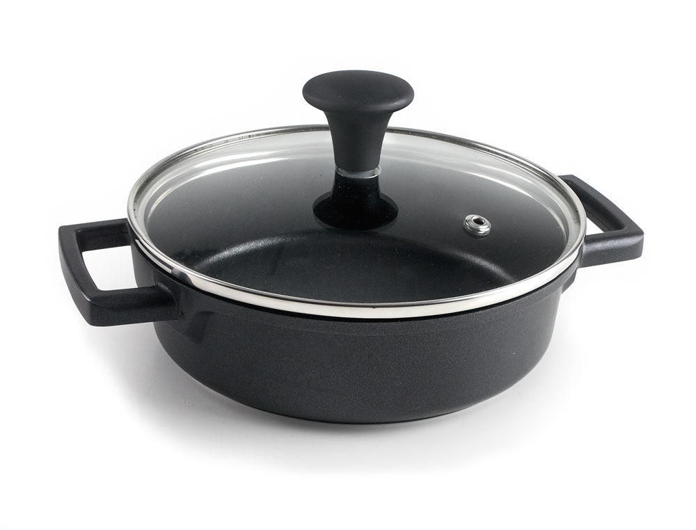 CACEROLA MINI CON TAPA ALUM. FUND 16CM