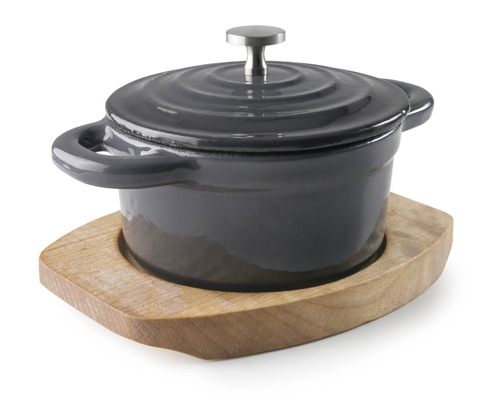 CACEROLA C/TAPA REDONDA MAGMA GREY D10CM