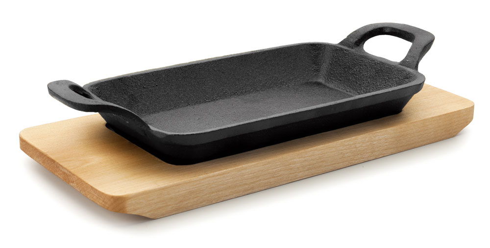 MINI GRILL RECTANG. MAGMA 22,5X10X2,5 CM