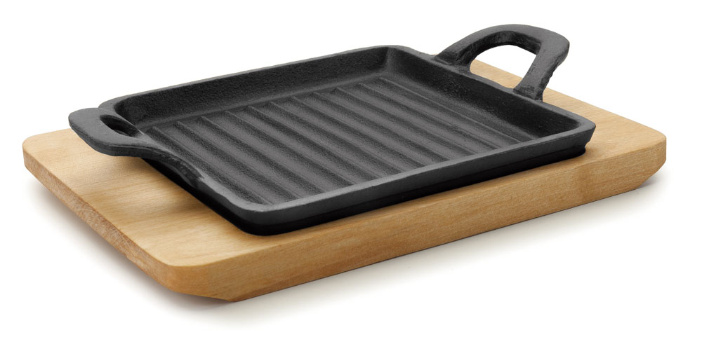MINI GRILL CUADRADO MAGMA 19,5X14X1,7 CM